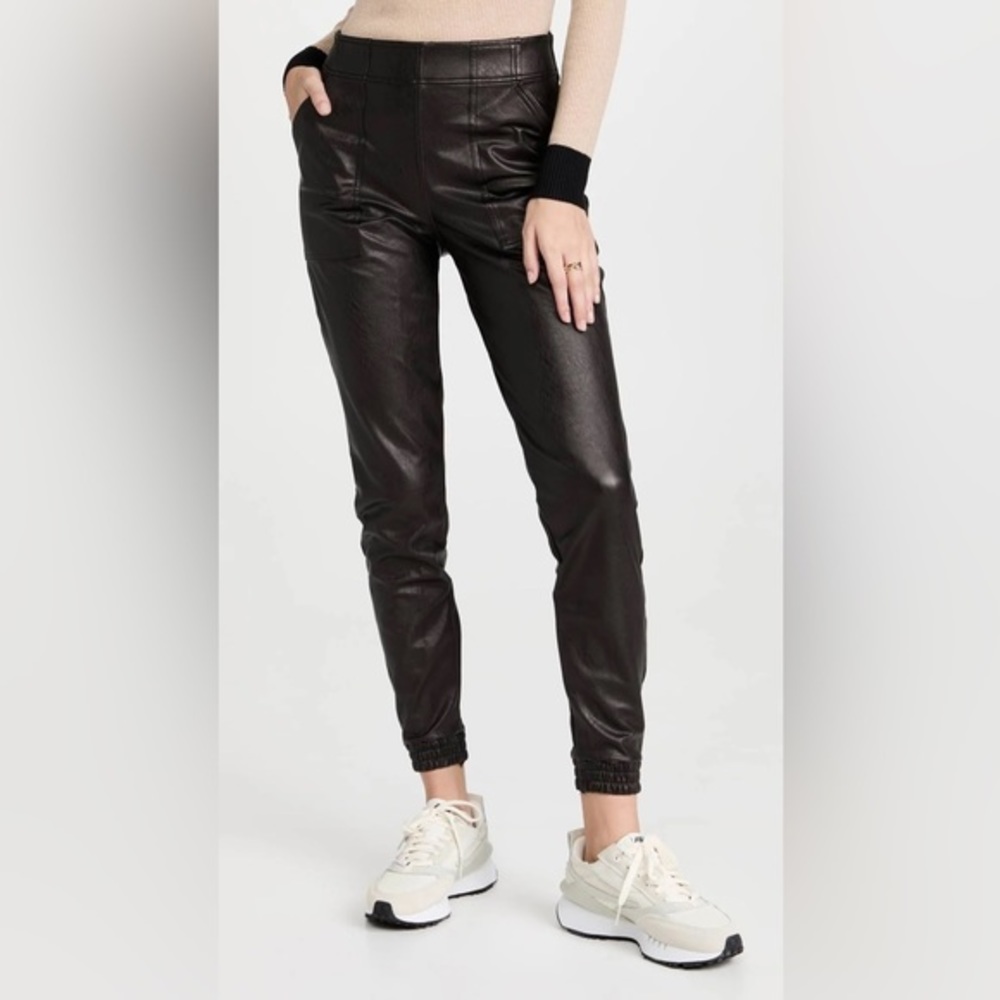 SPANX leather-like joggers